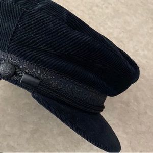 The Kooples Black Corduroy Fisherman Hat